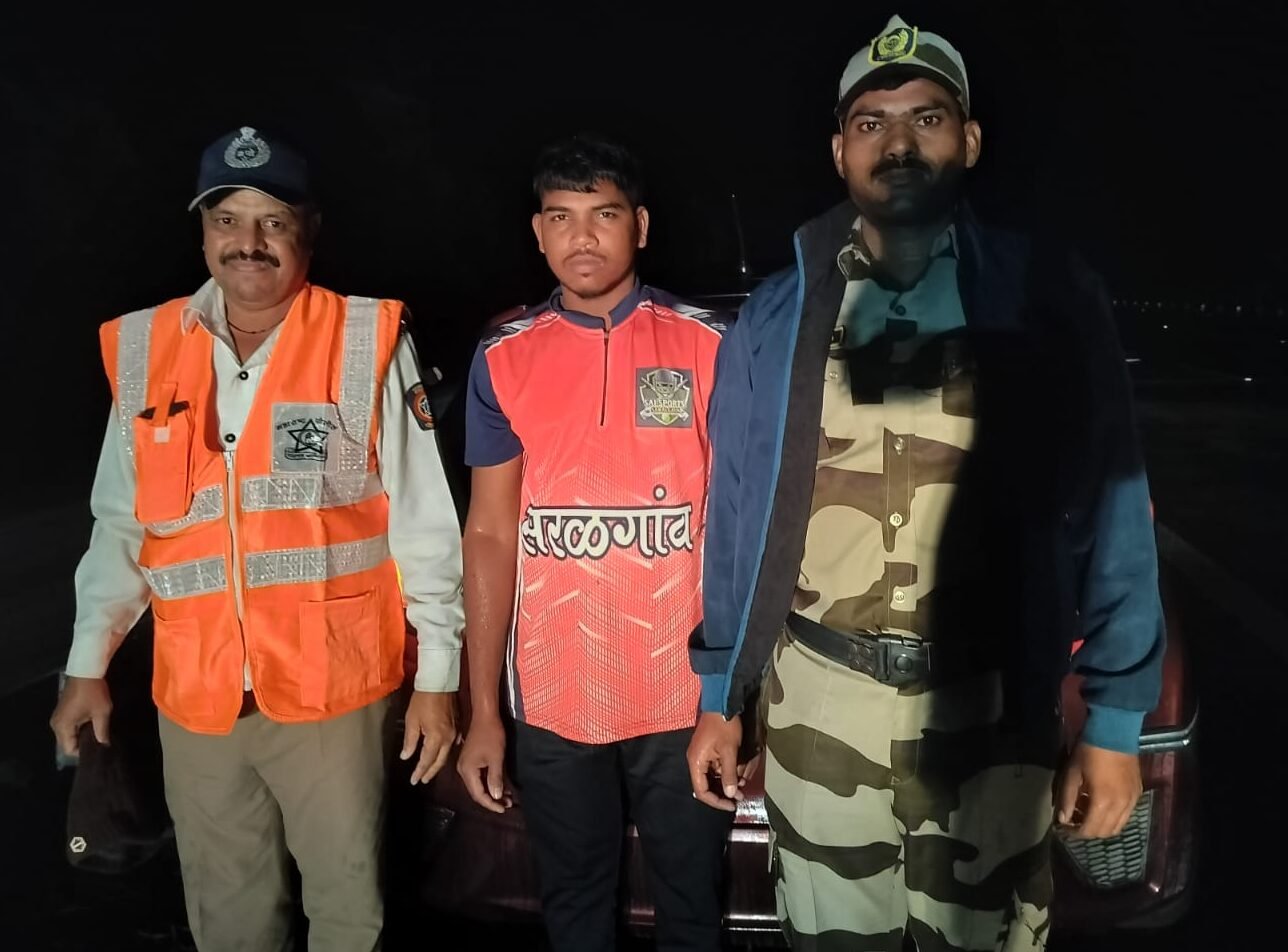 “Midnight Heroes: Traffic Police Officer Sopan Hole’s Swift Action Saves Family in Distress on Samruddhi Mahamarg”